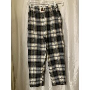 VTG Yo Wear Max Boxxer Pants M Red Green NOS 100% Cotton Flannel USA Pockets